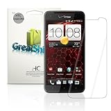 GreatShield Ultra Smooth (HD) Clear Screen Protector Film for Verizon HTC Droid DNA (3 Pack) - LIFETIME WARRANTY