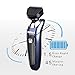 ELEHOT Electric Shaver Razor Wet & Dry 3 in 1 Waterproof Rotary Floating Heads -Blue