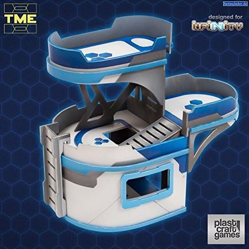 Plast Craft Infinity Terrain: TME - 3 Platform Curved Building