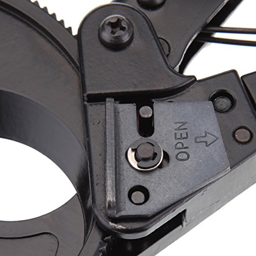 Iglobalbuy New Ratchet Cable Cutter Aluminum Copper Wire Cutter Hand Tool With Safety lock