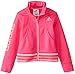 adidas Little Girls' Track Jacket, Pink Glo, 5