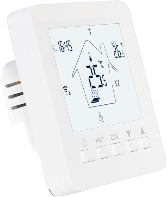 ONEVER Thermostat Wi Fi Smart Temperaturregler Elektrisch Wasser Gas Boiler Fubodenheizung TUYA Smart Life APP Voice