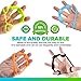 Finger Strengthener Grip Resistance Bands - Hand Strengthener Finger Stretcher Grip Strength Trainer Finger Extensor Exercise Bands for Carpal Tunnel Guitar Pianist Rock Climbing Tennis Trainer