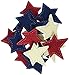 Darice FLT-1017 Darice, 48 Piece, Felties Felt Stickers, Stitched Stars,,