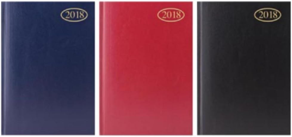 1x 2018 A6 Diary, Week to View - Colour at Random