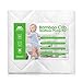 Adoric Baby Waterproof Crib Mattress Pad Cover, Premium Hypoallergenic Breathable Bamboo Fiber, Ultra Comfortable Toddler Bed Fitted Mattress Protector - White