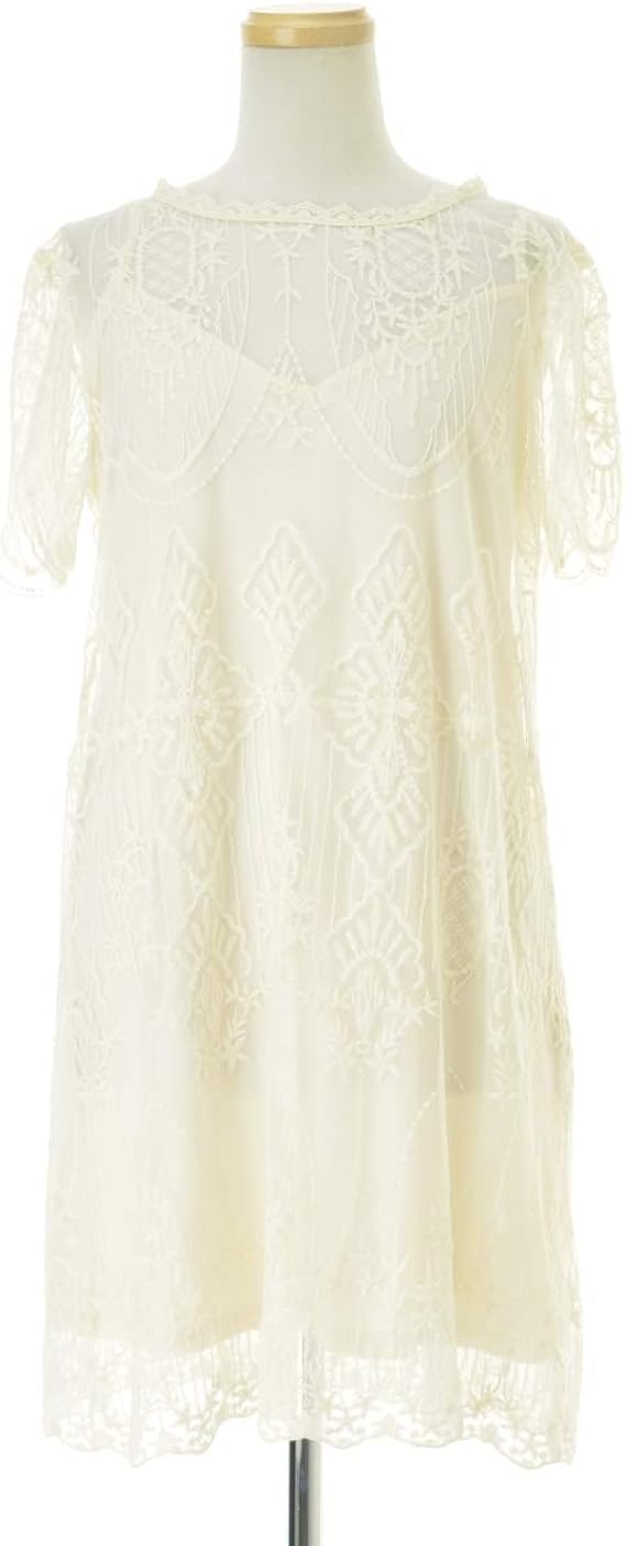 Amazon ザラ Zara チュール刺繍インナー付 半袖ワンピース ワンピース チュニック 通販