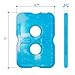 Healthy Packers Ice Packs for Lunch Bags - Original Cool Pack | Slim & Long-Lasting Reusable Ice Pack for Lunch Box, Lunch Bag and Cooler | Freezer Packs for Coolers (Set of 6)