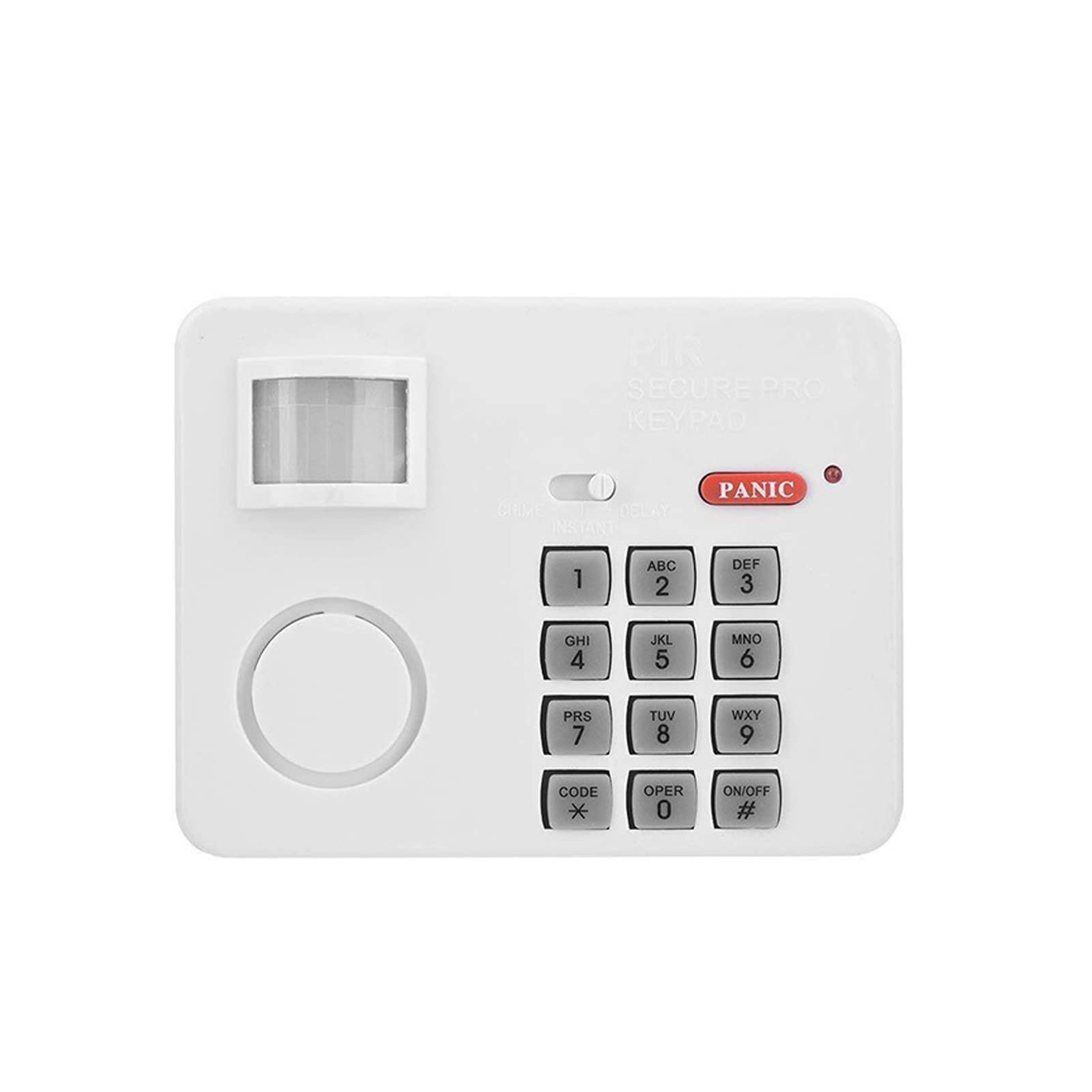 Password Wireless PIR Motion Sensor Alarm Home Security Keypad Remote Infrared Detectors for Home Door Garage Shed Caravan Shed