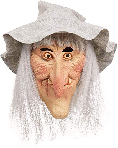 Witch Overhead Mask With Hat & Hair - //coolthings.us
