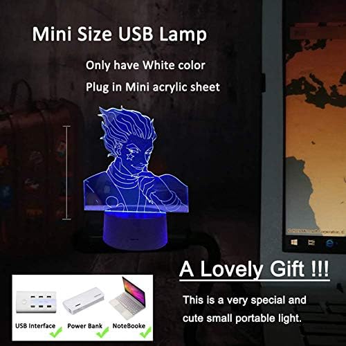 Anime 3d Lamp Kids Light Night 16 Colour Decor Light Led Illusion Optical Anime Lamp Kids Night Light Gift Touch Remote Control For Room Decoration Or Birthday Present Night Lights A