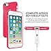 GOOSPERY Pearl Jelly for Apple iPhone 7 Case (2016) Slim Thin Rubber Case (Hot Pink) IP7-JEL-HPNK