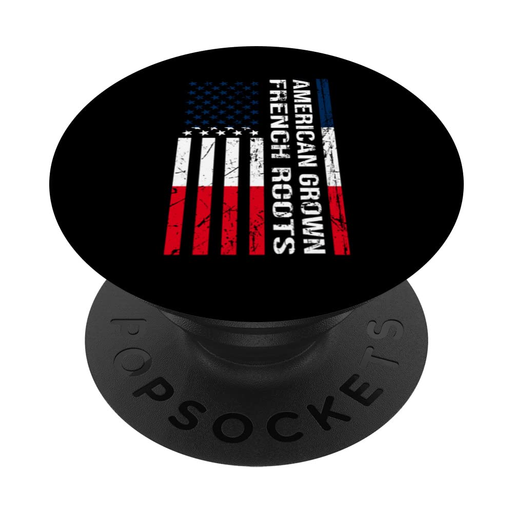 American grown french roots France french PopSockets Swappable PopGrip