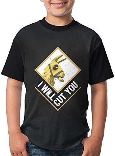 Fort-nite Llama Llrmr Youth Boy Short Sleeve Round Neck Top Tshirt XL