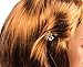 Yeshan Set of 12pcs Butterfly Design Golden Alloy Mini Claw Clip,with Rhinestone and Crystal Jaw Hair Clip