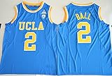 2017 UCLA Bruins Lonzo Ball 2 College Basketball Mens Jersey Blue L