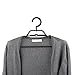 HOUSE DAY Coat Hangers Eco-Friendly 100% PP New Material Extra Wide Adjustable Shoulder Suits Coats Cascading Hangers Heavy Duty 15”-20” Plus Size Garment Plastic Hangers with Swivel Hook 5 Pack