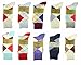 Fine Fit Mens Designer Dress Socks Argyle & Striped Size 10-13 (12 Pairs)