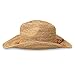 Wallaroo Women’s Catalina Cowboy (Natural) – Wide Brim, Natural Fiber, Adjustable, for Medium/Large Size, Festival Hat, Beach Hat, Sustainable Fashion, Eco-Friendly, UV Sun Protection