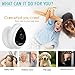 Security Mini IP Camera, UOKOO HD Home Surveillance Camera Wireless IP Camera ,WiFi Security Camera,Baby Video Monitor Nanny Cam, Motion Detection White 2.0
