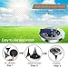 Solar Ground Lights - 8 LED Solar Garden Lights Outdoor Waterproof Sidewalk Disk Lights Solar Powered Landscape Lighting for Lawn Patio Pathway Yard Deck Walkway Flood Lights (8 Packs Warm White)