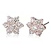 JOYEN Swarovski Elements Crystal Drop Dangle Earrings Stud For Women (flower earrings stud)