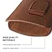 iPhone 5C Case, Snugg Apple iPhone 5C Distressed Brown Leather Pouch Case [Card Slot] Apple iPhone 5C Pouch Case Cover Executive Design