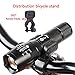 Small Rechargeable Torch, LEDNut 700 lumens Powerful Compact Tactical Flashlight Handheld LED Emergency Safety flashlight with 18650 Battery Bike Mount