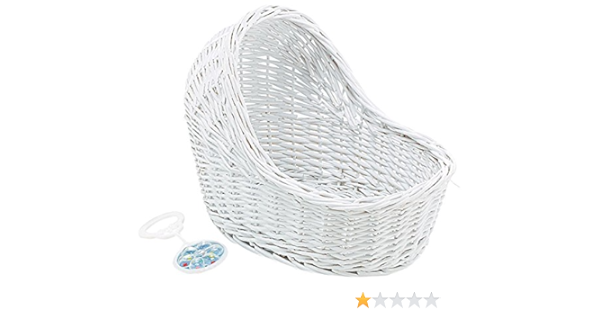 wicker bassinet amazon