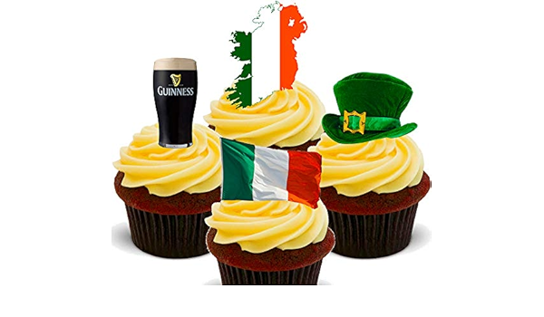 Irlanda Fun Pack, Cupcakes Comestible stand-up barquillo ...