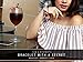 Women Hidden Liquor Bracelet Flask with Luxury Gift Box, Rhinestone lid, Funnel by ELEGA | Rose Gold polish | Novelty Jewelry Gift for Wife/Girlfriend | Stainless Steel Bangle - Alcohol, Booze, Wine