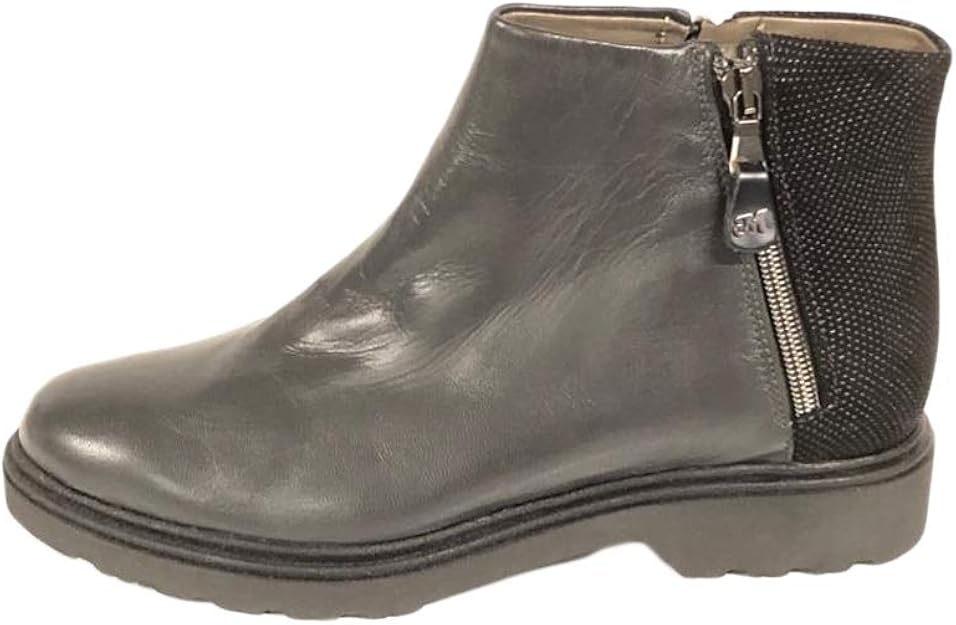 Melluso Damenschuhe Stiefeletten aus grauem Leder H03251: Amazon.de