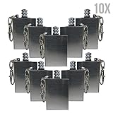 OPG3 Permanent Waterproof Match Emergency Kit Fire Starter Keychain Aluminum Flint Metal Match Camping Equipment Survival Gear (10X Permanent Match)
