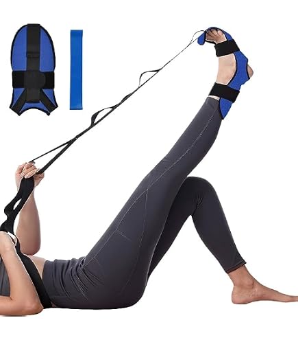 Sangle D'étirement Pour Jambes - Ceinture De Yoga Polyvalente Pour Ischio-jambiers, Mollets Et Fascia - Améliore Flexibilité Et Récupération