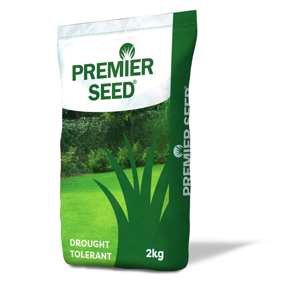 Premier Seed Drought Tolerant Grass Seed - for Areas with Low Water (2kg)