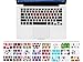 HRH Silicone Keyboard Cover Skin for MacBook Air 13,for MacBook Pro 13/15/17 (with or w/Out Retina Display, 2015 or Older Version), for iMac Older,USA Layout,Bat Graffiti