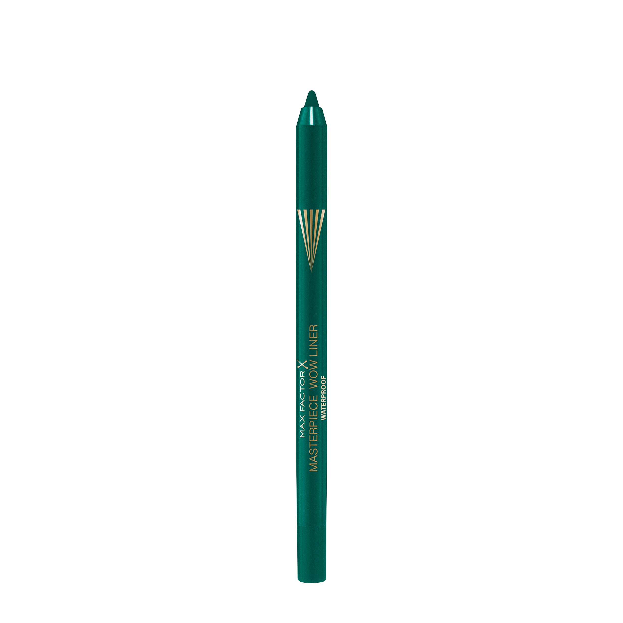 Max Factor Masterpiece Wow Liner, 600 Emerald Green, 24-Hour Wear Eyeliner, High Colour Payoff, Waterproof and Smudgeproof, Vegan