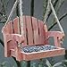 Gardirect Wooden Swing Seat Bird Feeder, Tray Feeder(Cedar)