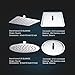 SR SUN RISE Luxury 12 Inch Large Square Stainless Steel Shower Head High Pressure Rainfall Showerhead Ultra Thin Water Saving Polished Chrome