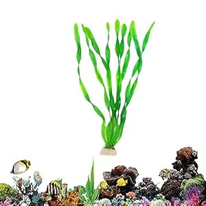chunnron Piante Acquario Artificiali Piante Acquario Piante Decorative per acquari Ornamenti per Acquario Medio…