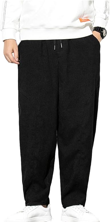 mens loose fit corduroy pants