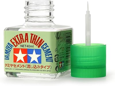 Tamiya Extra Thin Cement 40ml Bottle Model Glue Polystyrene