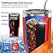 30oz Stainless Steel Insulated Tumbler Travel Mug with Straw Slider Lid, Cleaning Brush, Double Wall Vacuum