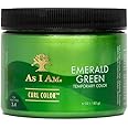 As I Am Curl Color - Emerald Green - 6 ounce - Color & Curling Gel - Temporary Color - Vegan & Cruelty Free