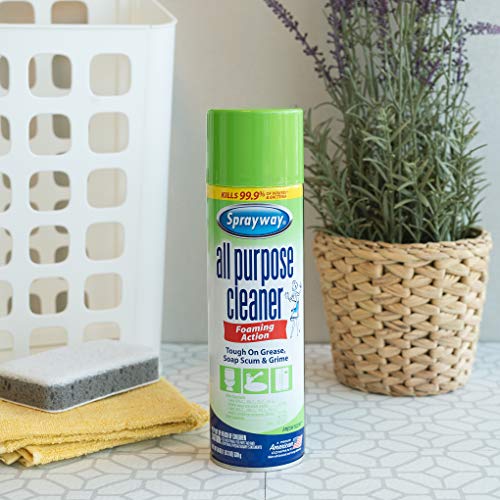 Sprayway SW5002R All Purpose Disinfectant Cleaner, Foaming Action, 19