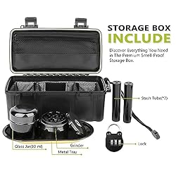 OZCHIN Black Storage Box Kit Storage Container with