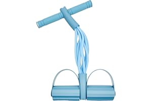 YQQKRCB Multifunctional Resistance Bands with Handles and Pedals, 4/6/8 Tubes, 300% Elasticity Latex Tension Rope for Full Body Workouts, Pilates Auxiliary Exercise Equipment