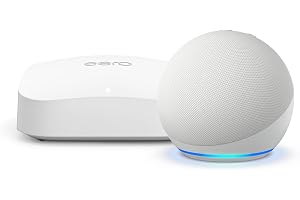 Amazon eero Pro 6E mesh wifi router (1-pack) with Amazon Echo Dot