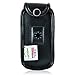 Turtleback Fitted Case Made for Samsung Convoy 4 Flip Phone Black Leather Rotating Removable Belt Clip Made in USA