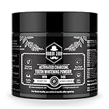 Activated Charcoal Toothpaste by Moody Zook, Organic Sage Coconut Charcoal Teeth Whitening Toothpaste, Natural Coconut Activated Charcoal Powder Food Grade -- Super Fine Texture for Sensitive Teeth